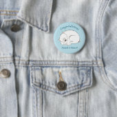 Polar Beer Baby shower Ronde Button 5,7 Cm (In situ)