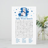 Polar beer Baby shower Word Search Game (Staand voorkant)