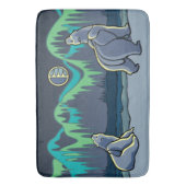 Polar Beer Bathmat Native Art Bath Decor aanpassen Badmat (Voorkant Verticaal)