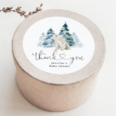 Polar beer bedankt ronde sticker