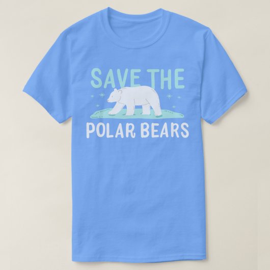 Polar Beer bedreigd behoud T-shirt (Design voorkant)