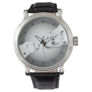 Polar Beer Bekijk de natuur Beer pols Horloge