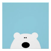 Polar Beer Blue Art Cartoon Perfect Poster (Voorkant)