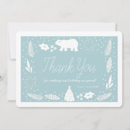 Polar Beer Blue Birthday Bedankt voor je creditcar Feestdagenkaart