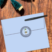 Polar Beer Blue Holiday Retour Adres Sticker