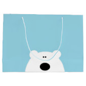 Polar Beer Blue Large Cadeautasje (Achterkant)