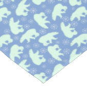 Polar Beer Blue Winter Tafelkleed (Gekanteld)