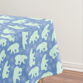 Polar Beer Blue Winter Tafelkleed