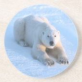 Polar Beer Blue Zandsteen Onderzetter (Voorkant)