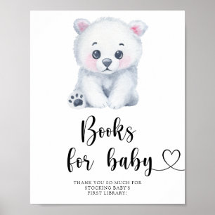 Polar beer - boeken voor baby poster