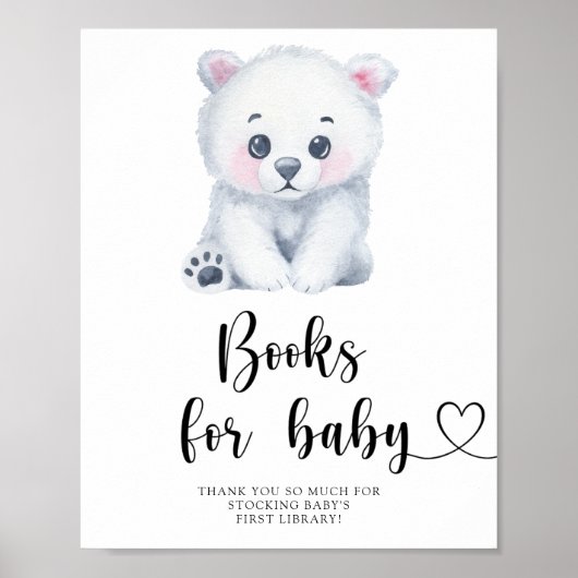 Polar beer - boeken voor baby poster (Voorkant)