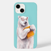 Polar Beer Book Lover Nerdy Case-Mate iPhone Case (Achterkant)