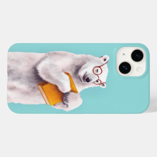 Polar Beer Book Lover Nerdy Case-Mate iPhone Case (Achterkant (horizontaal))
