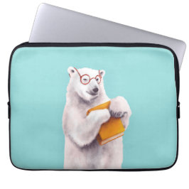 Polar Beer Book Lover Nerdy Laptop Sleeve