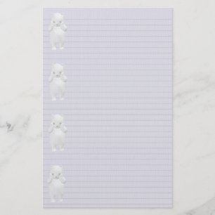 Polar Beer border stationery - optionele lijnen Briefpapier