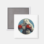 Polar Beer Boxer Fighter Boxing Magneet (Voorkant / Achterkant)