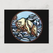 Polar Beer Briefkaart Inheemse Beer Art Briefkaart (Voorkant)