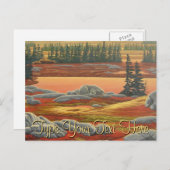 Polar Beer Briefkaart najaar Beer Art Briefkaarten (Voorkant / Achterkant)