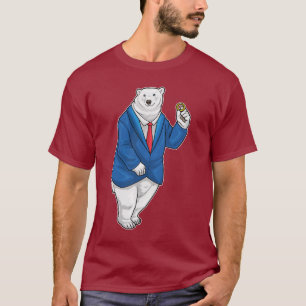 Polar beer Bruidegom Trouwring Huwelijk T-shirt