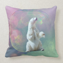 Polar Beer Bubble Pillow