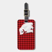 Polar Beer Buffalo geplakt Bagagelabel (Voorkant verticaal)