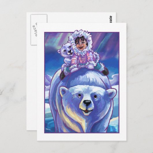 Polar Beer Bus Briefkaart (Voorkant / Achterkant)