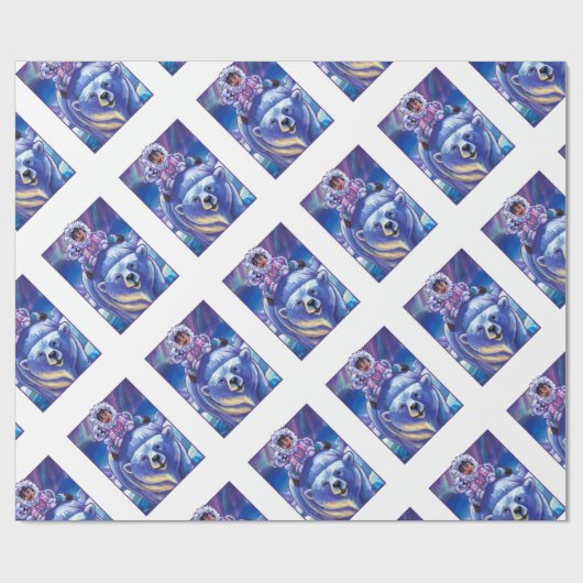 Polar Beer Bus Cadeaupapier (Vlak)