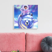 Polar Beer Bus Canvas Afdruk (Insitu (Woonkamer))