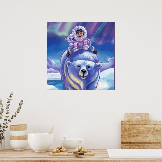 Polar Beer Bus Poster (Keuken)