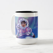 Polar Beer Bus Tweekleurige Koffiemok (Voorkant links)