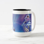 Polar Beer Bus Tweekleurige Koffiemok (Voorkant rechts)