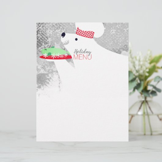 Polar beer chef-kerstfeestmaal (Staand voorkant)