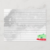 Polar beer chef koken bakken receptenkaart briefkaart (Achterkant)