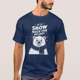 Polar Beer Christmas: het is sneeuwt veel plezier! T-shirt
