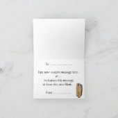 Polar Beer Christmas Kaart Custom Wildlife Holiday (Binnen)