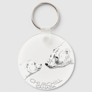 Polar Beer Chuchill Sleutelhanger Souvenir Sleutel