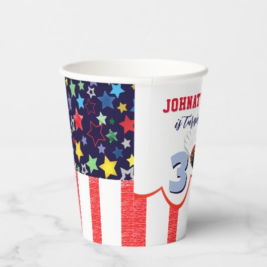 Polar Beer Circus Kids Verjaardag Papieren Bekers (Rechts)