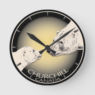 Polar Beer Clock Churchill Canada Beer Wall Clock Ronde Klok