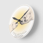 Polar Beer Clock Churchill Canada Beer Wall Clock Ronde Klok (Hoek)