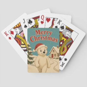 Polar Beer Cottage Pad Dier Kerstmis Pokerkaarten