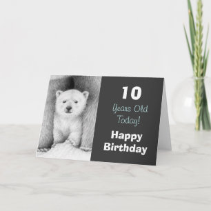 Polar Beer Cub Birthday Card Kaart