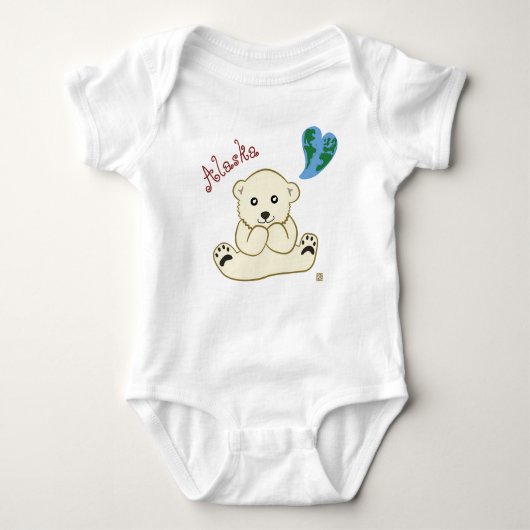 Polar Beer Cub Bodysuit voor Baby (Voorkant)