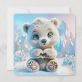 Polar Beer Cub Hartpootjes Kaart (Voorkant)