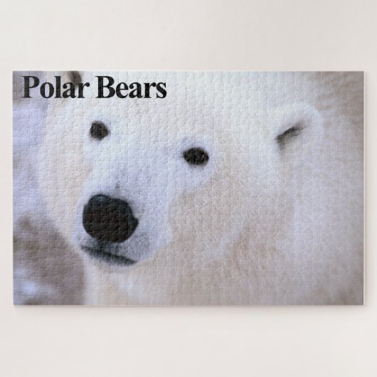 Polar Beer Cub Jigzaag Puzzle Legpuzzel (Horizontaal)