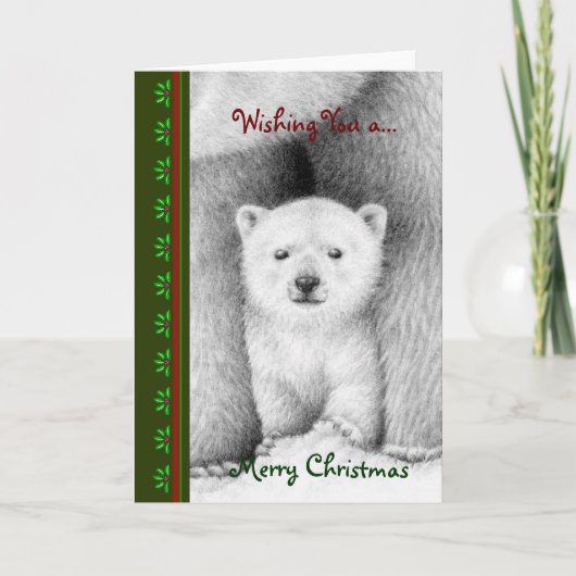 Polar Beer Cub kerst Kaart (Voorkant)