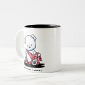 Polar Beer Cub KiniArt Two-Tone Coffee Mok (Voorkant links)