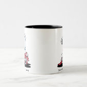 Polar Beer Cub KiniArt Two-Tone Coffee Mok (Center)