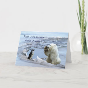 Polar Beer Cub & Penguin Best Friends Kaart