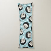 Polar Beer Cub Schilderen Originele Wildlife Art Lichaamskussen (Achterkant (Verticaal))