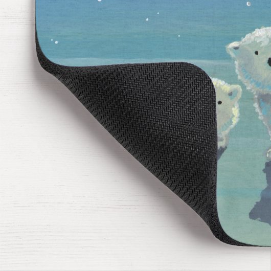 Polar Beer Cubs Mousepad Muismat (Hoek)